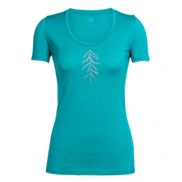 Icebreaker W Tech Lite SS Scoop Lancewood Shirt